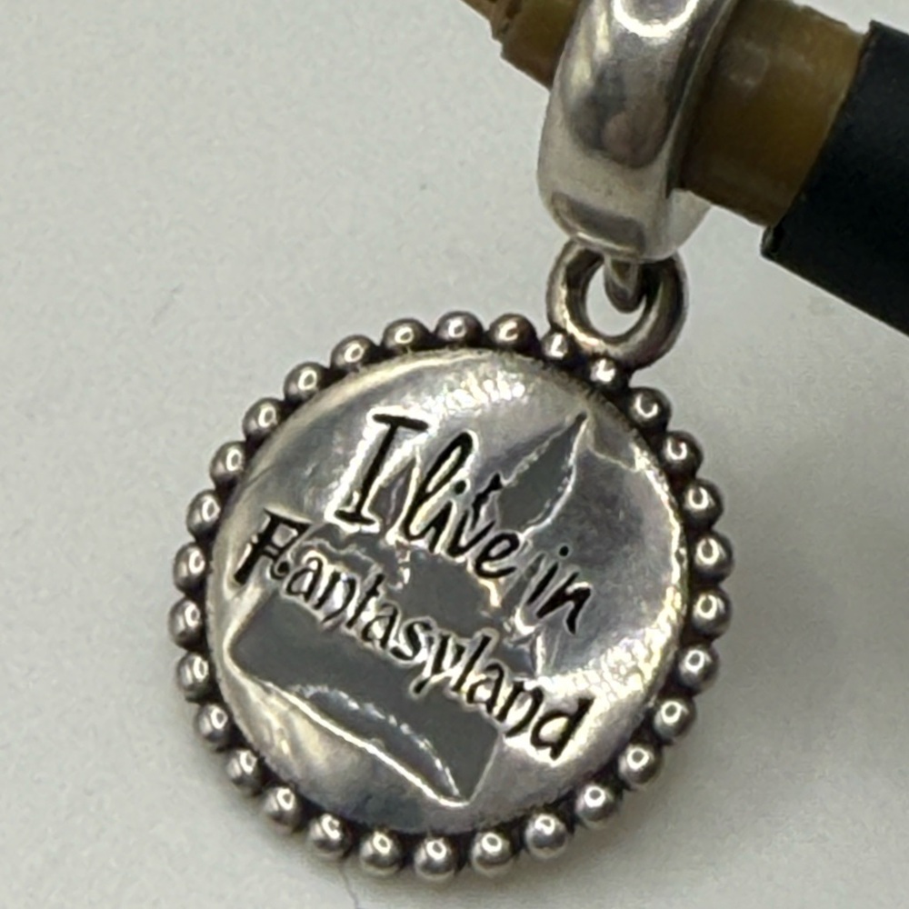 Pandora Disney “I Live In Fantasyland” Charm